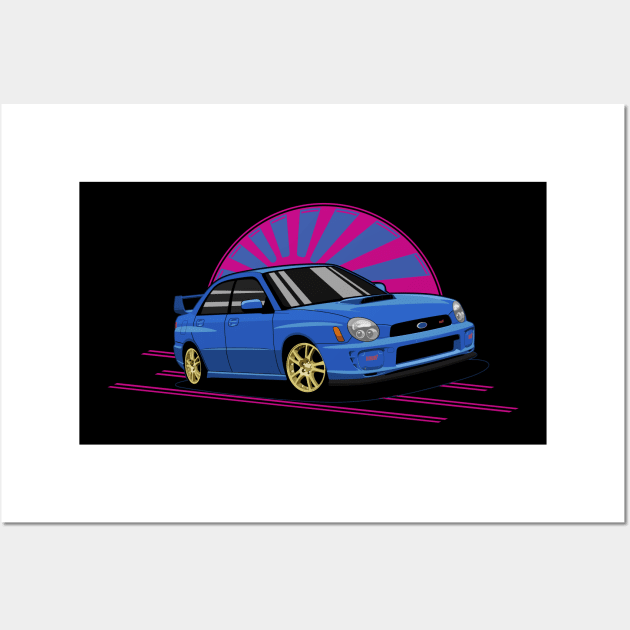 Impreza II Wall Art by AutomotiveArt